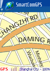 Shanghai map - Smartcomgps