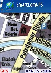 Berlin city map - Smartcomgps