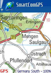 Germany country map - Smartcomgps
