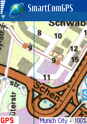 Munich city map - SmartcomNavigator