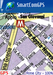 Rome city map - Smartcomgps