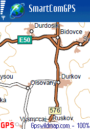 Slovakia map - Smartcomgps