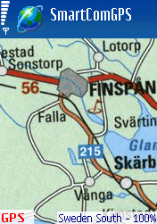 Sweden country map - Smartcomgps