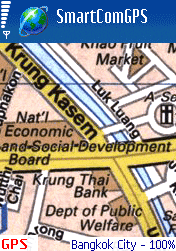 Bangkok city map - Smartcomgps