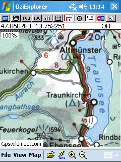 Austria country map - Oziexplorer