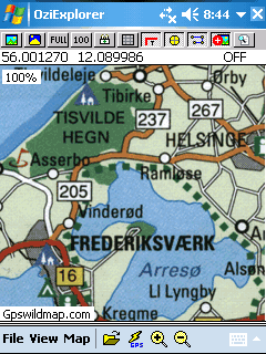 Denmark road map - Oziexplorer