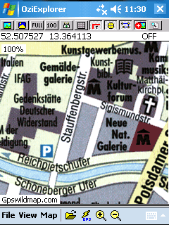 Berlin city map - Oziexplorer