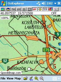 Hungary country map - Oziexplorer