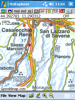 Italy country map - Oziexplorer