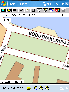 Male town map - Oziexplorer