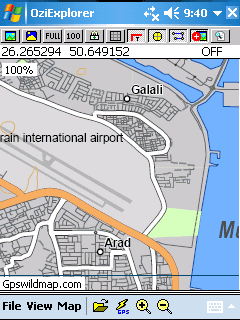 Qatar/Bahrain map - Oziexplorer