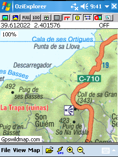 Mallorca road map - Oziexplorer