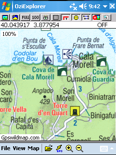 Menorca road map - Oziexplorer