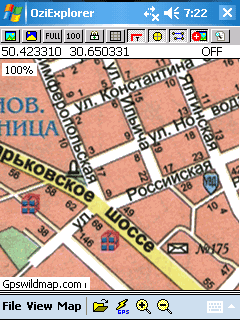 Kiev city map - Oziexplorer