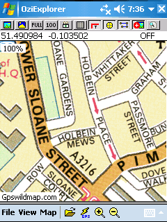 London city map - Oziexplorer