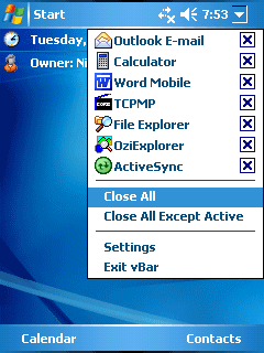 Taskmanager - windows mobile